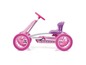 Rosa Go-Kart für Kinder mit Prinzessinnen-Motiv.