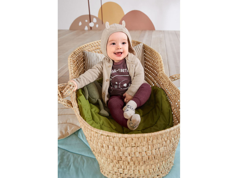Gehe zu Vollbildansicht: LUPILU® Baby Strickjacke Jungen, mit Bio-Baumwolle - Bild 26