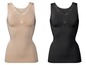 Zwei nahtlose Tanktops mit Spitze für Frauen.