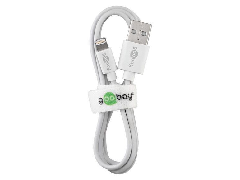 Gehe zu Vollbildansicht: Goobay Dual USB-A 2.0 auf Apple Lightning-Ladeset (12W), weiß - Bild 5