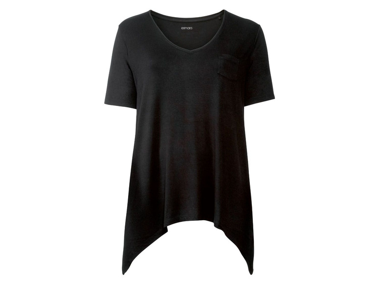 Gehe zu Vollbildansicht: ESMARA® Longshirt Damen, verlängerte Außenseiten, mit Viskose - Bild 2