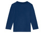Ein dunkelblaues Langarm-T-Shirt für Kinder.