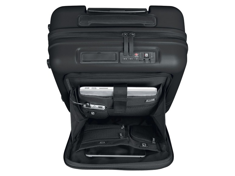 Gehe zu Vollbildansicht: TOPMOVE® Handgepäckkoffer 33L schwarz - Bild 3