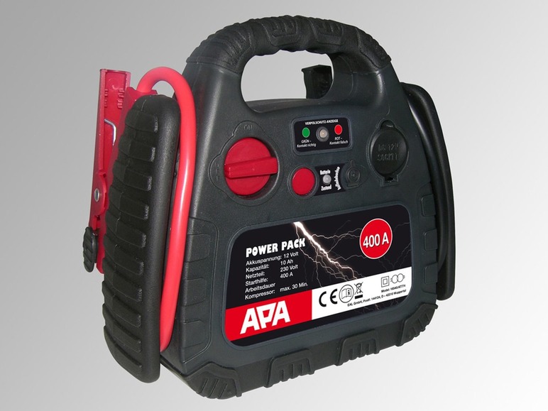 Gehe zu Vollbildansicht: APA Starthilfegerät Power Pack 250A inkl. Kompressor - Bild 9