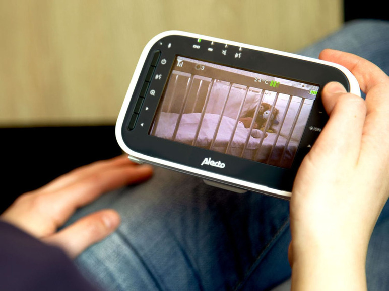 Gehe zu Vollbildansicht: Alecto DVM-200 Video-Babyphone mit 4.3-Farbdisplay, weiß/anthrazit - Bild 8