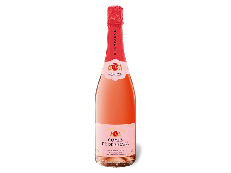 Gehe zu Vollbildansicht: Comte de Senneval Premium Brut Rosé, Champagner - Bild 1