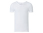 Weißes T-Shirt mit V-Ausschnitt von Livergy.