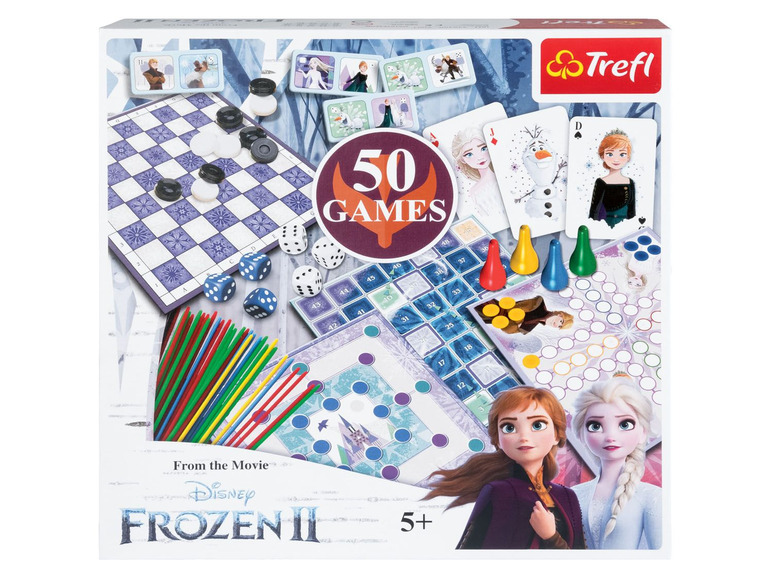 Gehe zu Vollbildansicht: Trefl Spielesammlung »Frozen« mit 50 Spielen - Bild 1