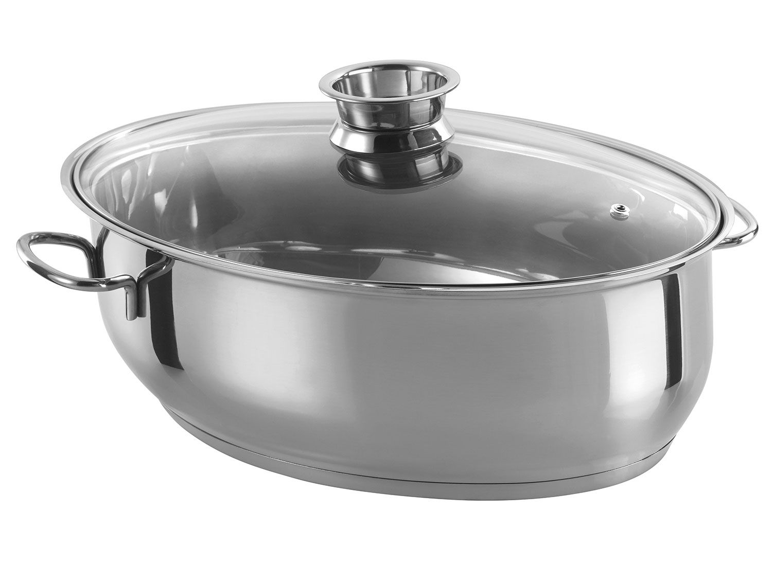 Thumbnail - GSW  Edelstahl Bräter oval 38 cm, 3 in 1