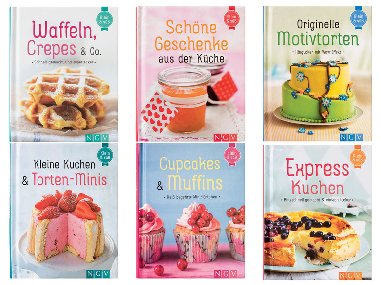 Gehe zu Vollbildansicht: Backbücher »Cupcake«, mit Farbfoto zu jedem Rezept - Bild 1