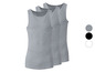 Drei graue Tanktops von Livergy.