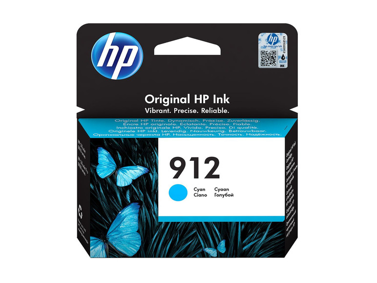 Gehe zu Vollbildansicht: HP 912 Druckerpatrone Cyan, 3YL77AE#BGX - Bild 1