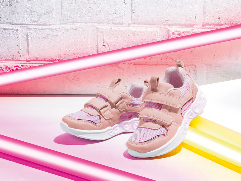 Gehe zu Vollbildansicht: lupilu Kleinkinder Mädchen Sneaker, mit Blink-Effekt - Bild 42