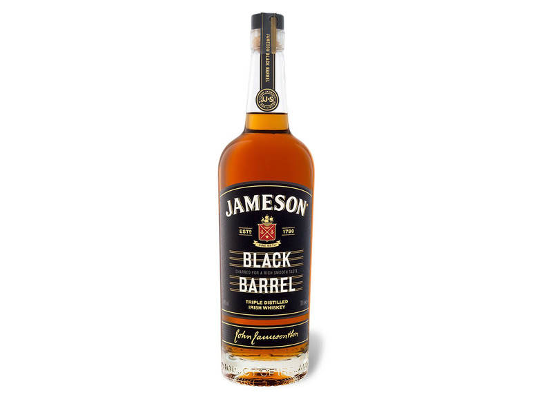 Gehe zu Vollbildansicht: Jameson Black Barrell Triple Distilled Irish Whiskey 40% Vol - Bild 2