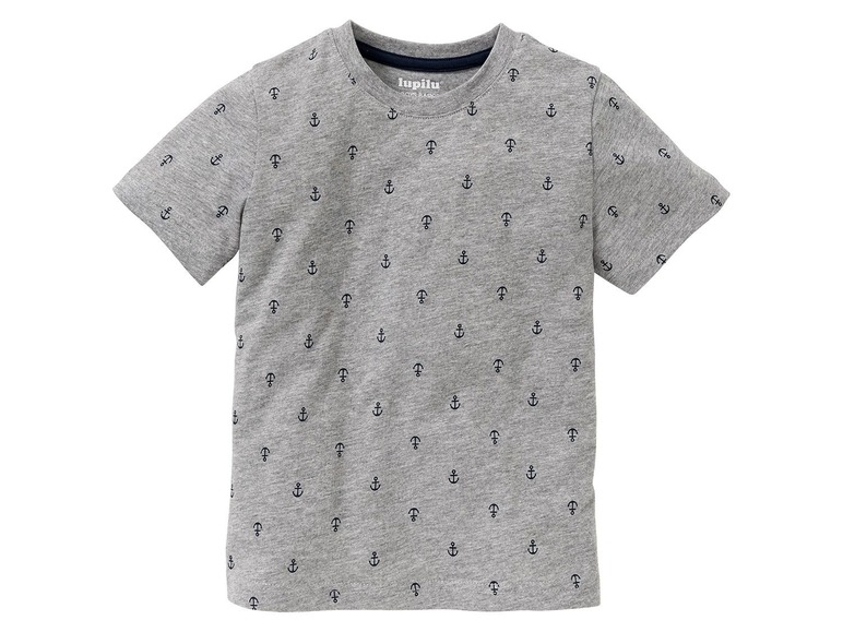 Gehe zu Vollbildansicht: LUPILU® T-Shirts Jungen, 4 Stück, weiche Single-Jersey-Qualität, hoher Bio-Baumwollanteil - Bild 25