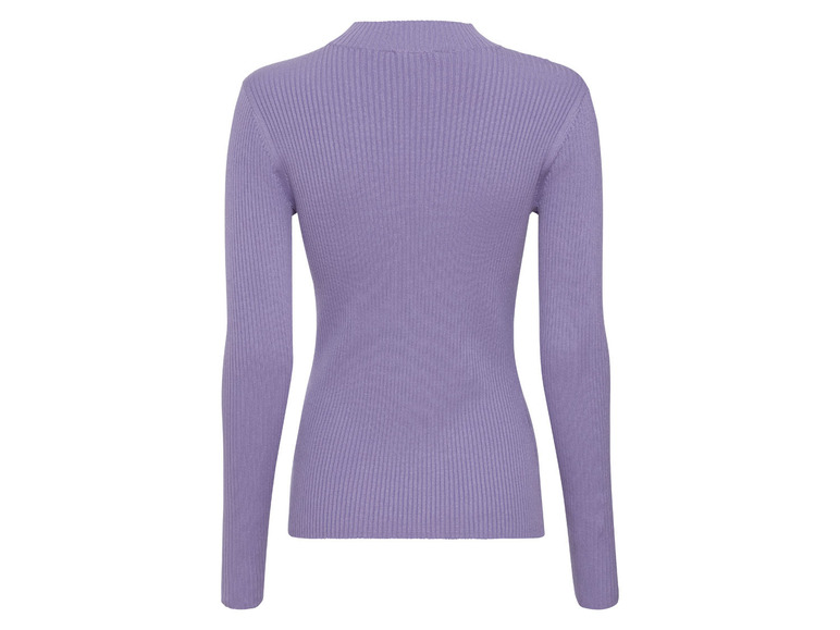 Gehe zu Vollbildansicht: esmara Damen Pullover, in Rippstrick-Qualität - Bild 10