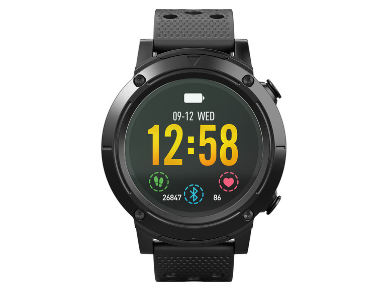 Gehe zu Vollbildansicht: SILVERCREST Smartwatch Sport, mit GPS - Bild 1