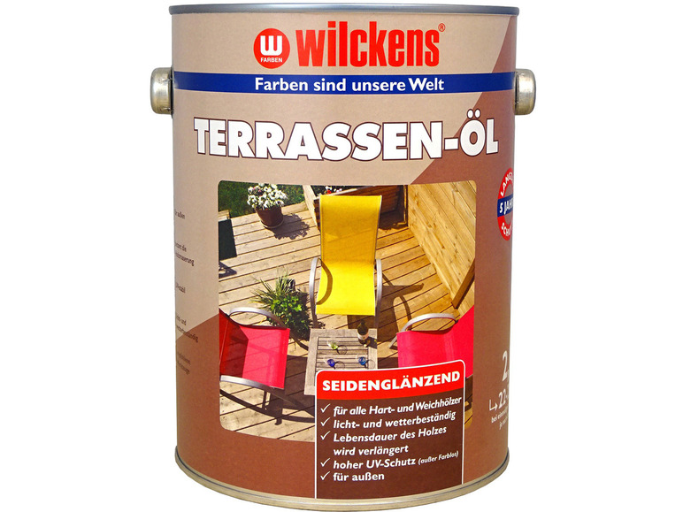 Gehe zu Vollbildansicht: Wilckens Terrassen-Öl 2,5 l - Bild 1