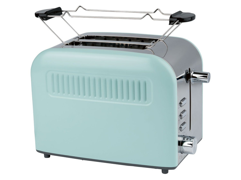 Gehe zu Vollbildansicht: SILVERCREST® Toaster, 920 Watt, mit 6-Stufen-Bräunungsregler, abnehmbarer Brötchenaufsatz - Bild 3