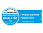 Wessling-Label mit kontrollierter Qualität, zertifiziert mit Milben-Barriere und Baumwolle.