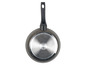 Eine schwarze Pfanne mit Stein-Finish der Marke Russell Hobbs.