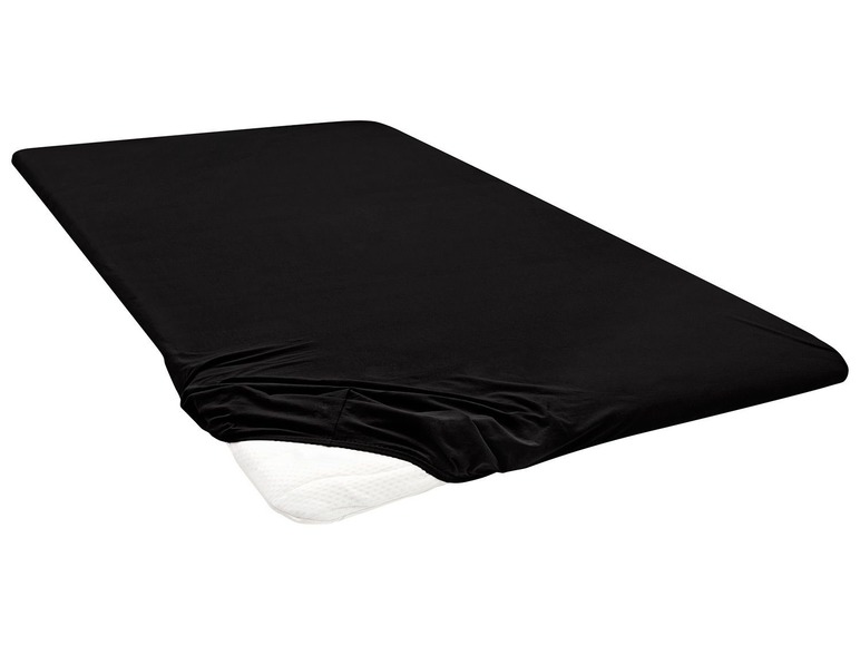 Gehe zu Vollbildansicht: Biberna Jersey Spannbettlaken, für Matratzentopper, aus Baumwolle und Elasthan, bügelfrei - Bild 12