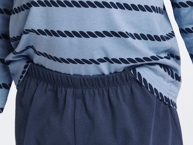 Gehe zu Vollbildansicht: LUPILU® Jungen Schlafanzug, 2 Stück, enthält Bio-Baumwolle - Bild 34
