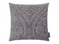 Ein graues Kissen mit Paisley-Muster von Magma.