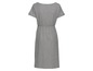 Graues Kleid mit kurzen Ärmeln