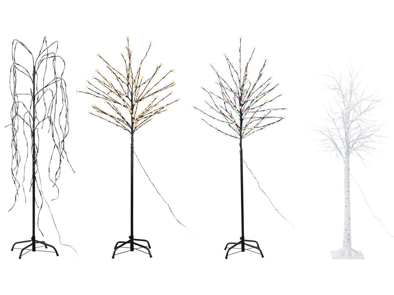 Gehe zu Vollbildansicht: MELINERA® LED-Baum, mit Standfuß, 6-Stunden-Timer - Bild 1