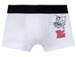 Weiße Unterhose mit Tom und Jerry-Motiv.