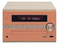 Ein orangefarbenes Pioneer Radio mit FM- und DAB+-Tuner, CD-Player und USB-Anschluss.
