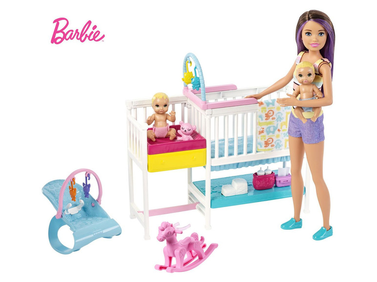 Gehe zu Vollbildansicht: Barbie „Skipper Babysitters Inc.” Kinderzimmer Spielset - Bild 3