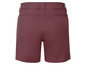 Bordeauxrote Damen Shorts.