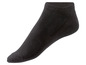 Schwarze Socken für den Sport, niedrig geschnitten.