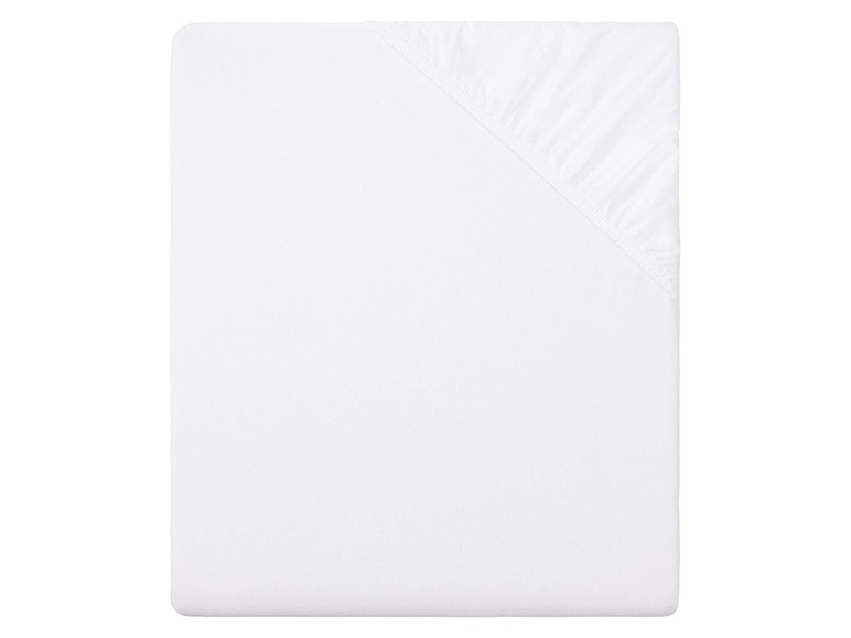 Gehe zu Vollbildansicht: MERADISO® Jersey Spannbettlaken, 140-160 x 200 cm, einlaufsicher, mit Baumwolle - Bild 2