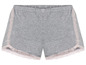Graue Schlafshorts mit Spitze