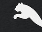 Ein schwarzes Kleidungsstück mit dem Puma-Logo.