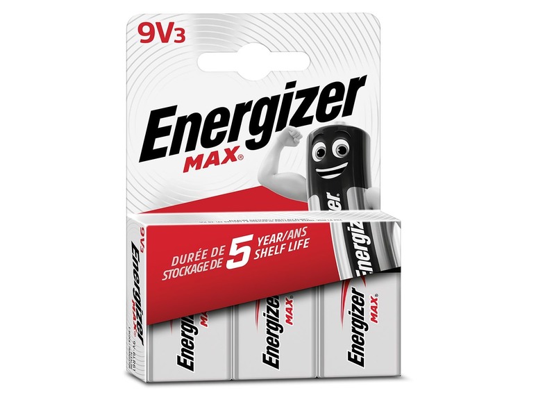 Gehe zu Vollbildansicht: Energizer Max E-Block 9V Batterie 3 Stück - Bild 1