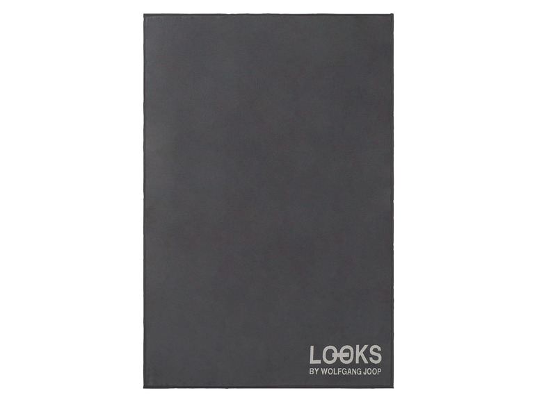 Ein graues Handtuch der Marke Looks by Wolfgang Joop.
