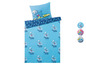 Bettwäsche mit Smurfen und 'Born to Swim' Muster