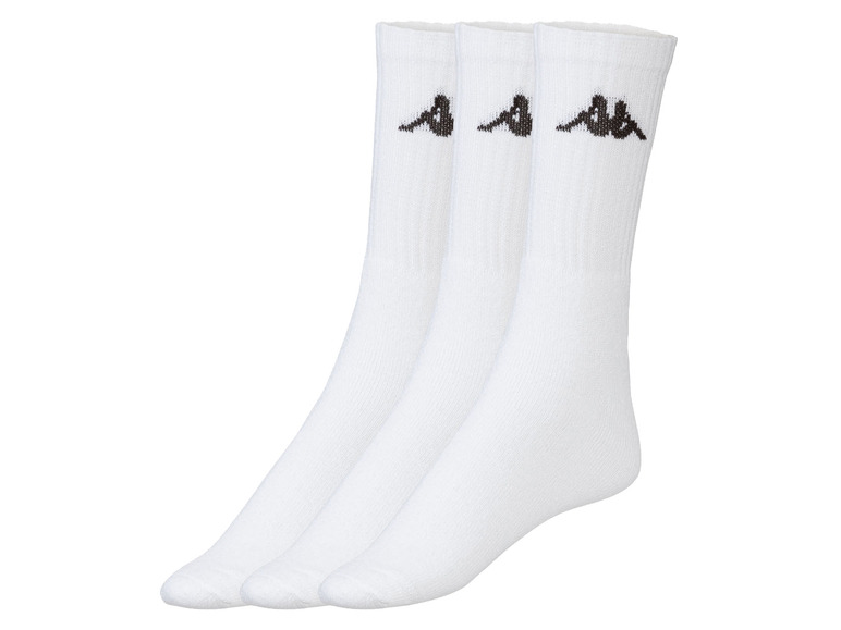 Gehe zu Vollbildansicht: Kappa Herren Socken, 3 Paar, mit Markenlogo - Bild 1