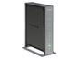 Ein schwarzer Netgear Router mit Antennen.