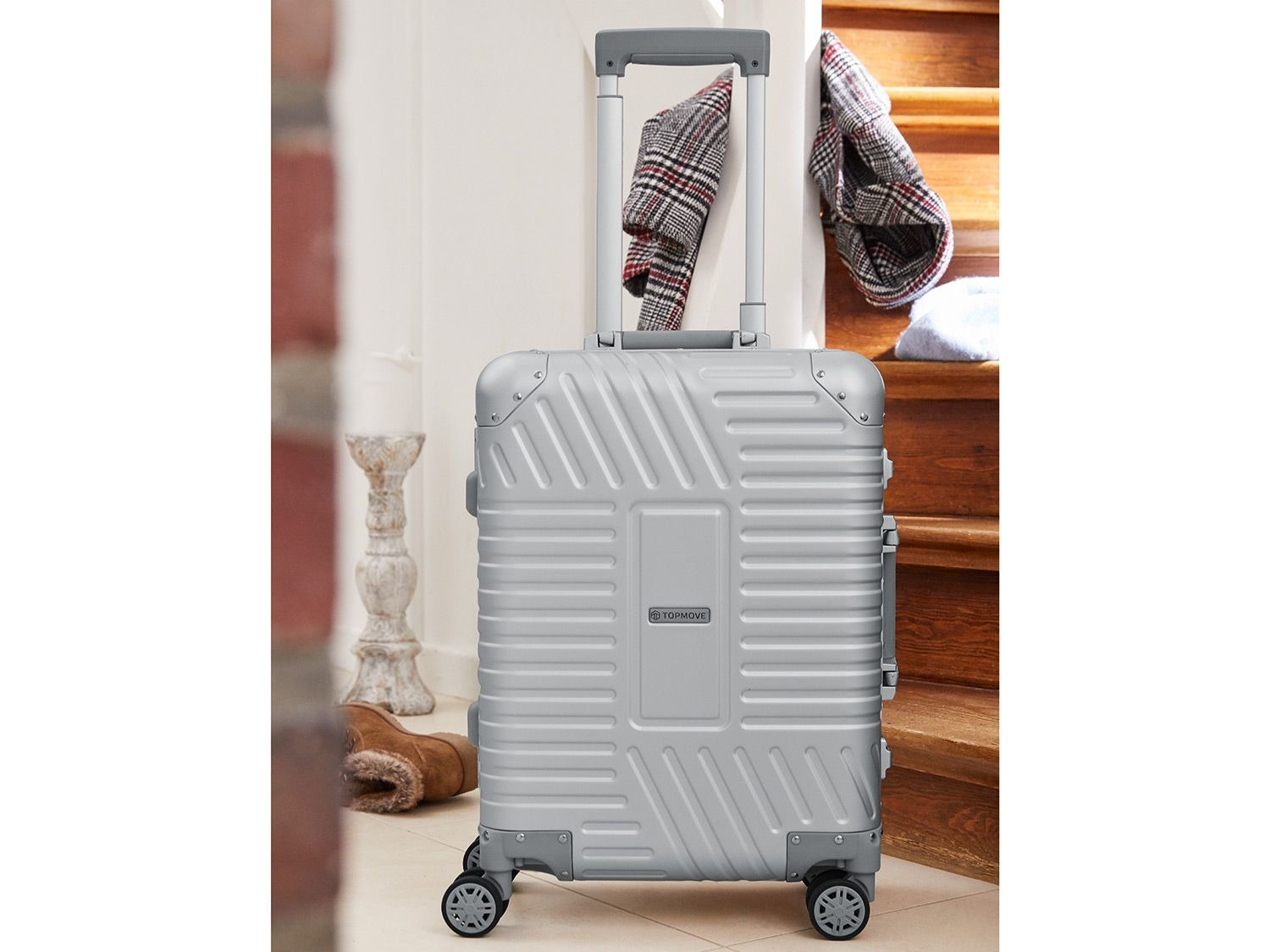 TOPMOVE® Aluminium | l LIDL Trolley-Reisekoffer, 32