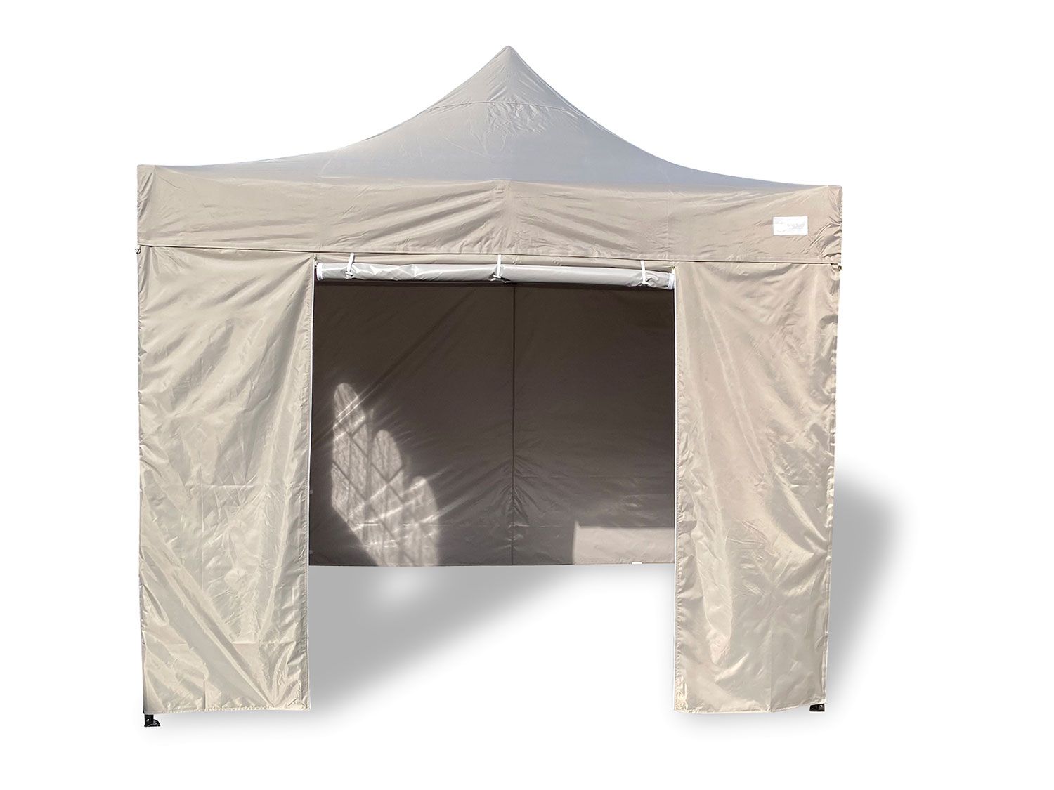 GRASEKAMP Faltpavillon Premium Line (3x3m + Seitenteile, Grau)""