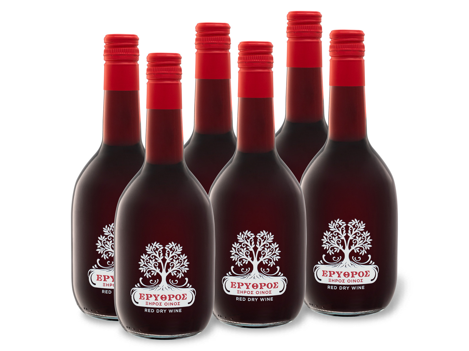 x 6 0,5-l-Flasche Rotwein Rot… Weinpaket 0,5-l, trocken