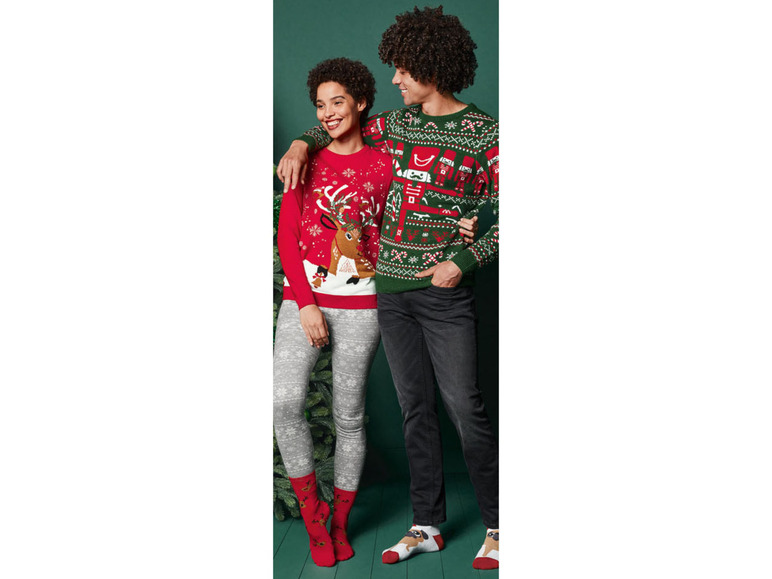 Gehe zu Vollbildansicht: esmara Damen Weihnachts-Pullover - Bild 7