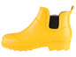 Gelbe Gummistiefel mit elastischem Einsatz