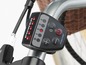 Nahaufnahme eines Fischer E-Bike Displays mit Powermeter und Knöpfen.