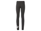 Schwarze Leggings mit Puma-Logo.